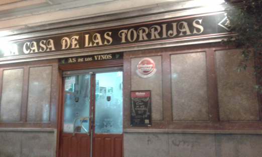 La Casa de las Torrijas, entrada