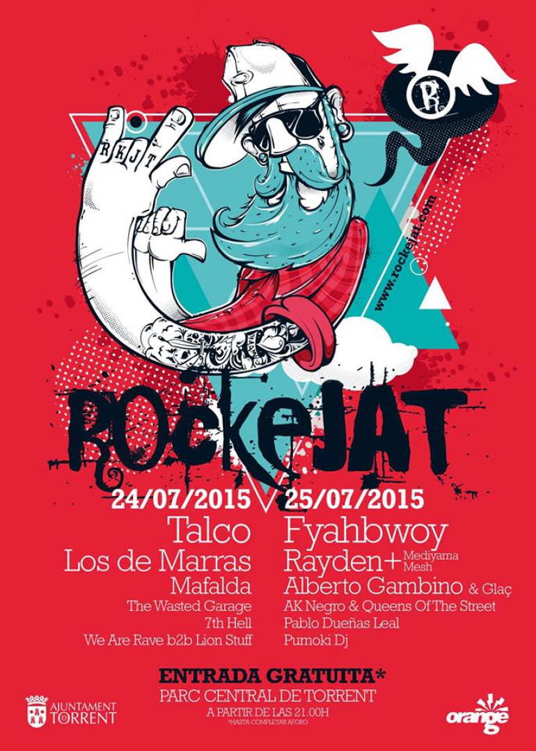 Festivales gratis por España en JULIO 2015, Rockejat Valencia 