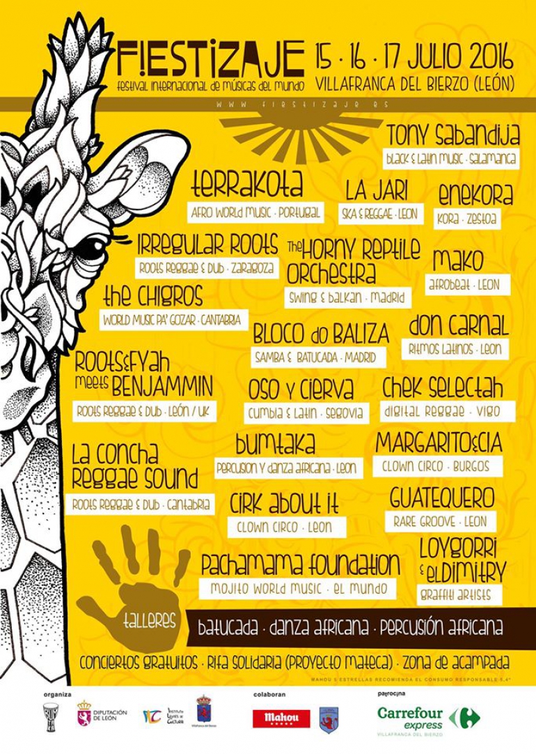 Festivales gratis por España en Julio 2016, Fiestizaje Bierzo León