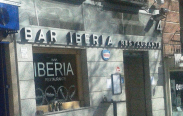 Cafetería Bar Iberia, puerta