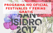 Festivales Gratis durante San Isidro 2017, Madrid. NO OFICIAL