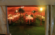 Restaurante Ganges, terraza jaima