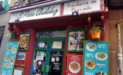 El Patio Andaluz, Freiduría de Pescado, entrada restaurante
