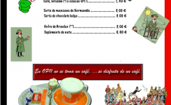 Op11 Taberna Frituur Belga, carta precio dulce salado