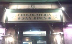 San Ginés, chocolatería