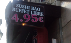 Sushi Bao, dim sum bufett libre 4,95€