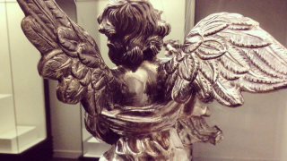 Museo Artes Decorativas Madrid, exposición plata, ángel de plata