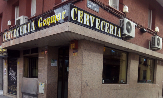 Bar Gonmar, entrada