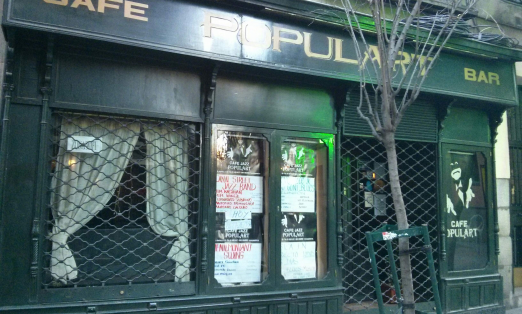 Café Populart, entrada