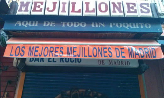 El Rocío, los mejores mejillones de Madrid