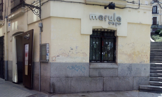 Marula Café, entrada