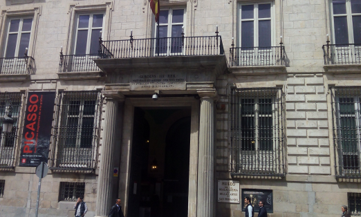 Real Academia de las Artes de San Fernando, entrada