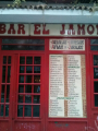 Bar el Jamón, puerta