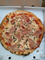 Fratelli d´Italia, pizza jamón y champiñón