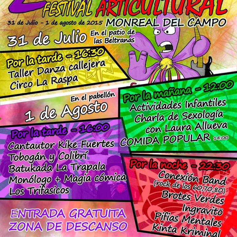 Festivales gratis por España en AGOSTO 2015, Farfolla Folk Teruel 