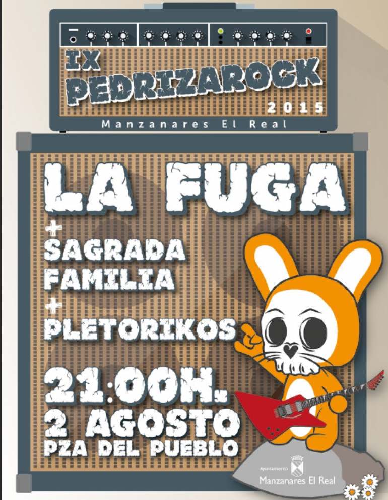 Festivales gratis por España en AGOSTO 2015, Pedrizarock Madrid
