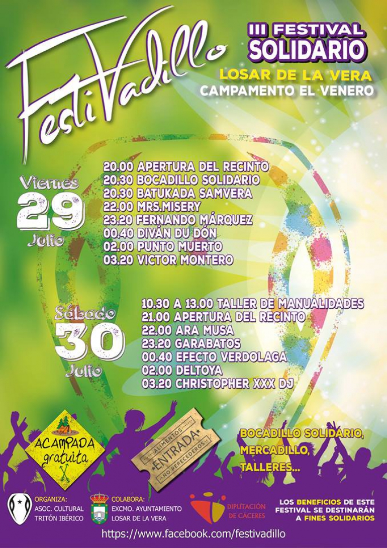 Festivales gratis por España en JULIO 2016, Festivadillo Losar de la Vera