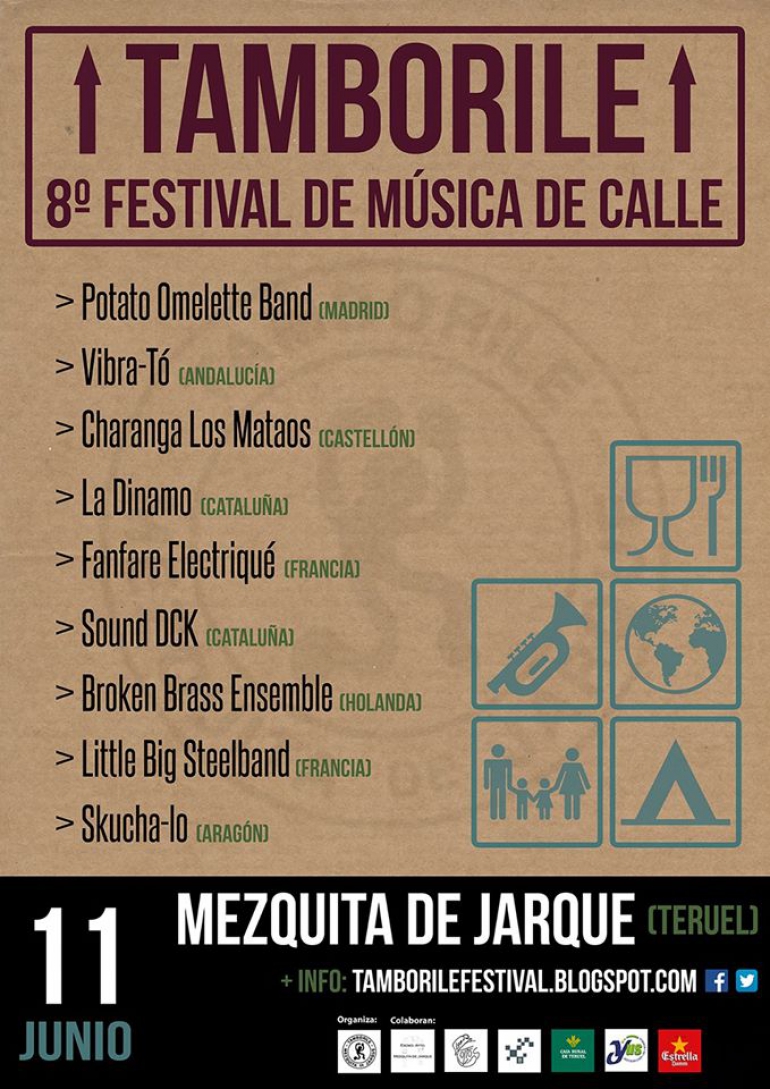 Festivales gratis por España en JUNIO 2016, Tamborile 2016