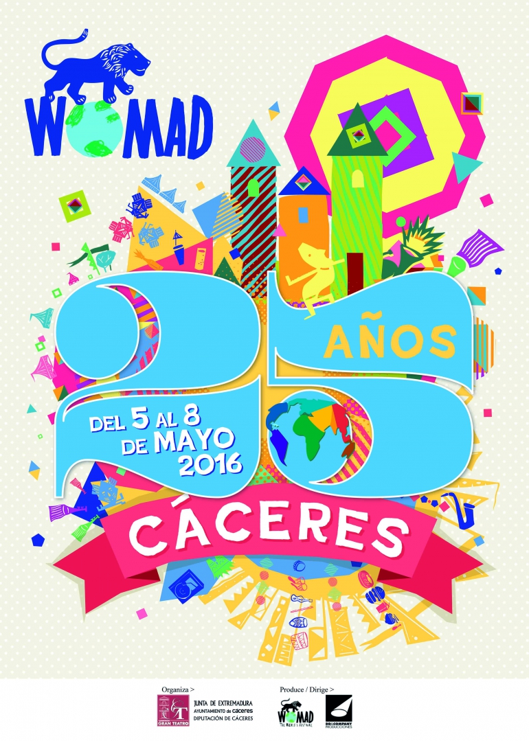 Festivales gratis por España en MAYO 2016, Womad 25 años