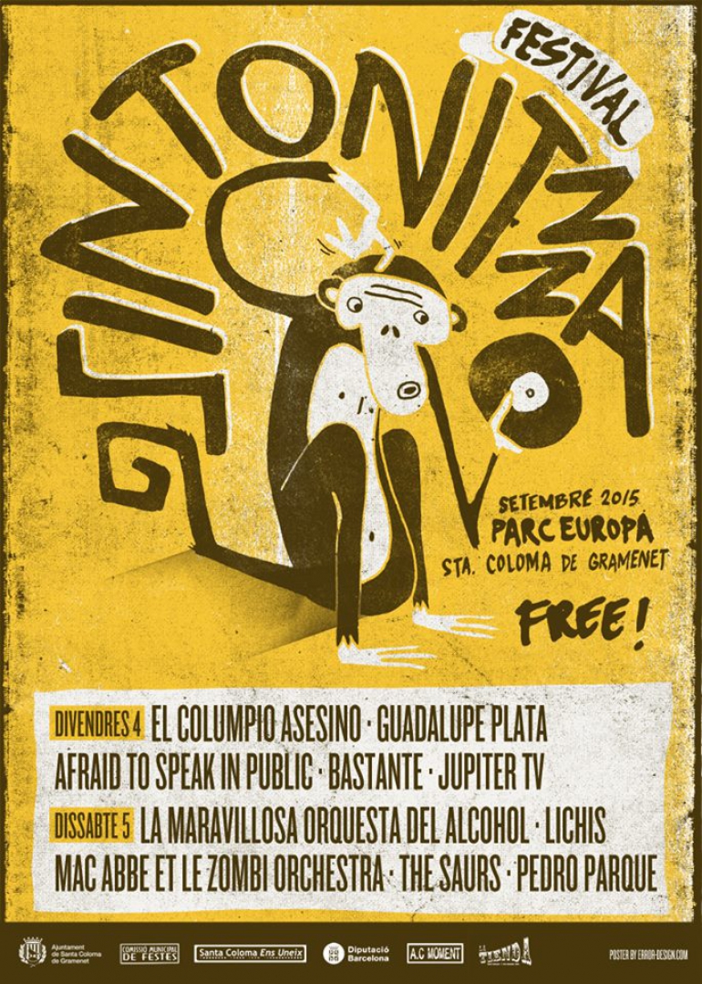 Festivales gratis por España en SEPTIEMBRE 2015, X Sintonitzza Festival Santa Coloma Barcelona 