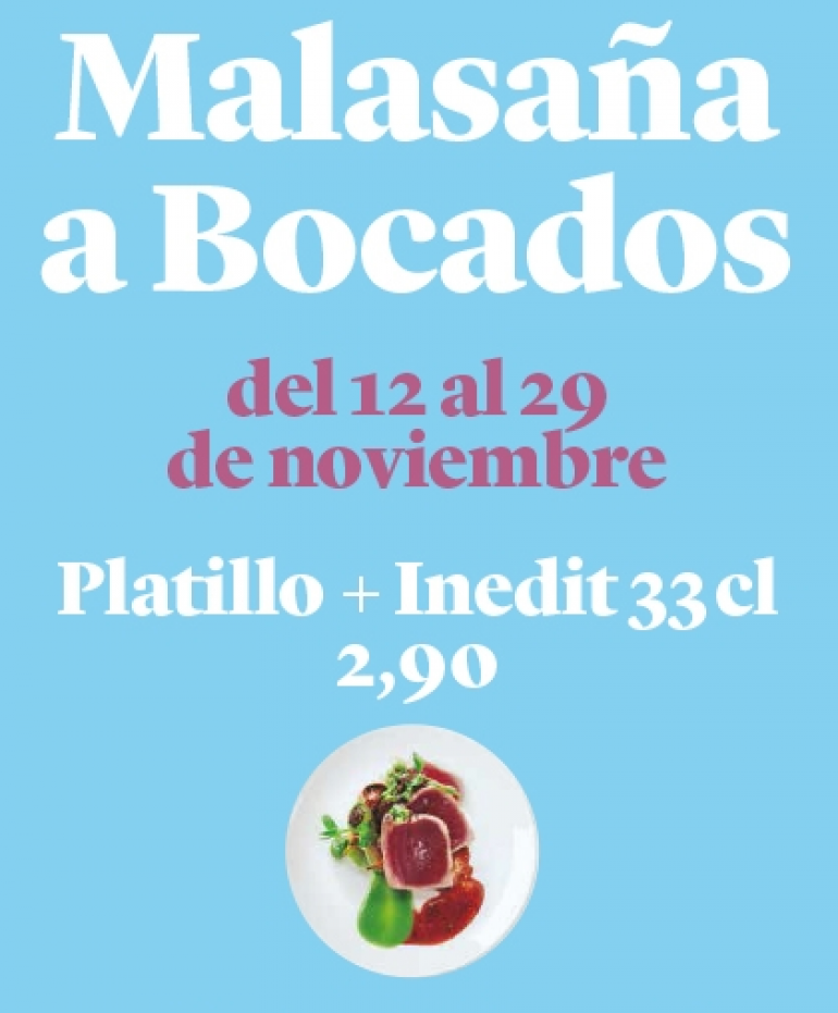 I Malasaña A Bocados, 12 a 29 de noviembre 2015, cartel