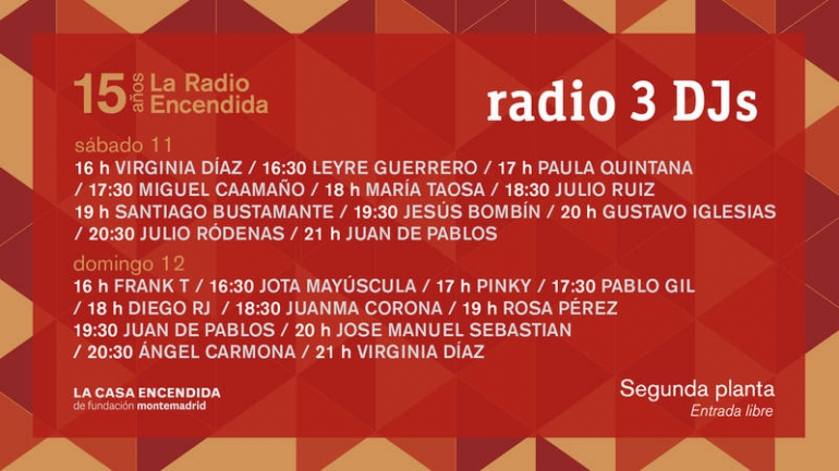 La Radio Encendida 2017,  programa dj gratis